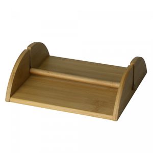 Porta Guardanapos de Bambu 21,5cm x 17,5cm x 5,5cm - Lyor