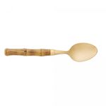 Conjunto-6-Colheres-para-Mesa-de-Aco-Inox-com-Cabo-em-Plastico-Bambu-Dourado-20cm-Lyor
