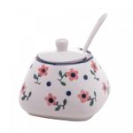 Pote-de-Ceramica-com-Colher-Vintage-Flores-10cm-x-8cm-Wolff