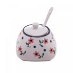Pote-de-Ceramica-com-Colher-Vintage-Flores-10cm-x-8cm-Wolff