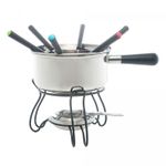 Aparelho-de-Fondue-10-Pecas-de-Aco-Inox-Base-de-Metal-Inox-Preto-Wolff