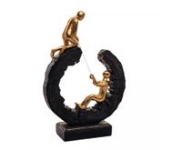 Figura Decorativa de Resina Conexão 21cm x 7cm x 31cm - Wolff