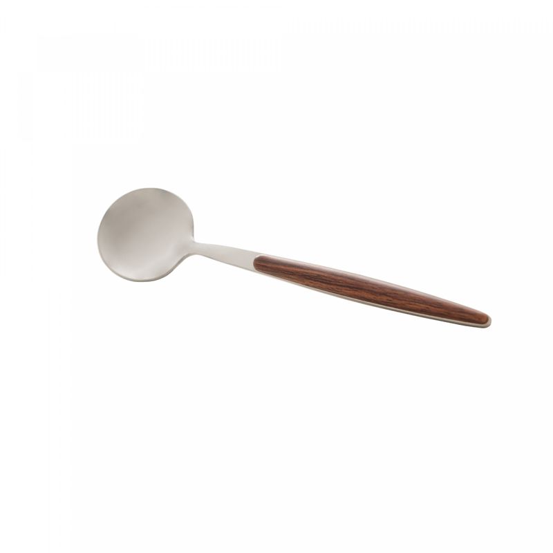 Conjunto-6-Colheres-para-Mesa-de-Aco-Inox-com-Cabo-em-Plastico-Bambu-Dourado-20cm-Lyor