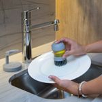 Escova-de-Plastico-para-Limpeza-com-Dispenser-e-Suporte-Cinza-125cm-x-95cm-Lyor