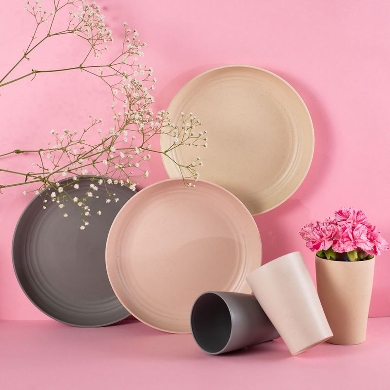 Prato-para-Servir-de-Bambu-e-PP-Lines-Sortido-27cm-x-4cm-Lyor