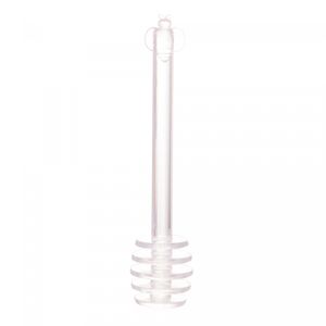 Meleira de Cristal Martelado com Colher e Tampa com Fio de Ouro Petra 10cm - Lyor