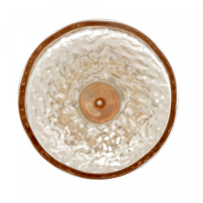 Taca-de-Champanhe-de-Cristal-Ecologico-Martelado-Petra-Ambar-300ml-Lyor