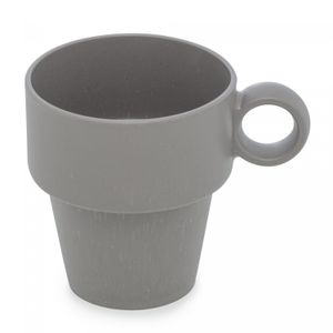 Xícara de Café de Fibra de Bambu e PP Empilhável Lines Sortida 120ml - Lyor