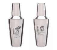 Coqueteleira de Aço Inox com Receitas 500ml - LYOR