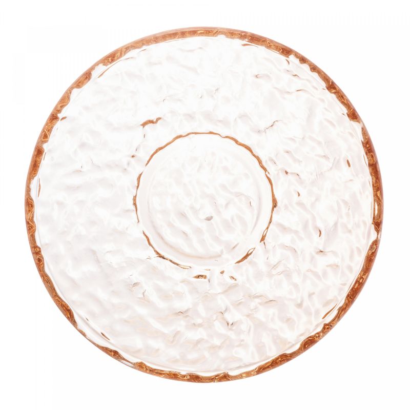 Xicara-de-Cristal-Martelado-para-Cafe-com-Pires-Petra-Ambar-70ml-Lyor