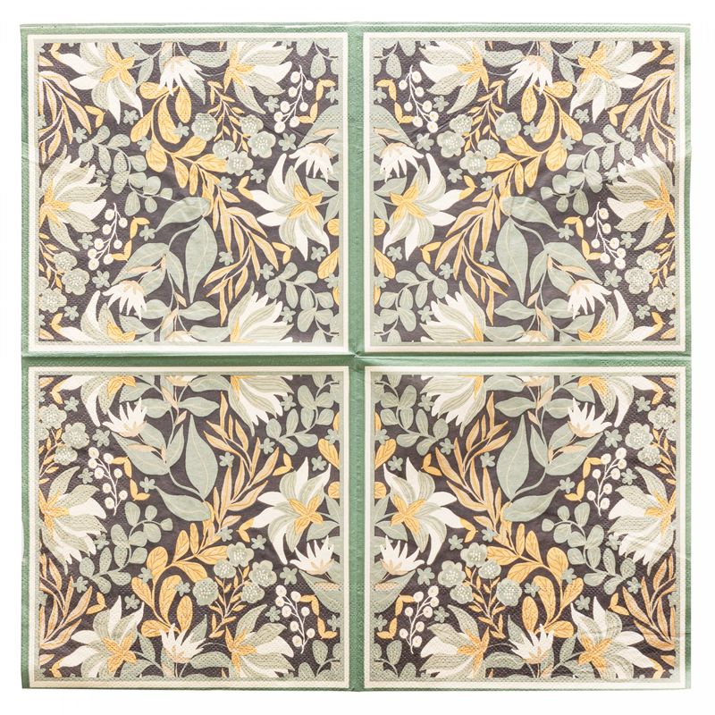 Conjunto-de-20-Guardanapos-de-Papel-Estampado-Green-Garden-33cm-x-33cm-Lyor