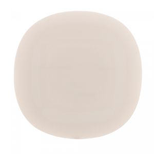 Prato Raso de Vidro Opalino Carine White 27cm - Lyor
