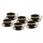 Xicara-para-Cha-de-Porcelana-Dubai-Preto-e-Dourado-200ml-Wolff