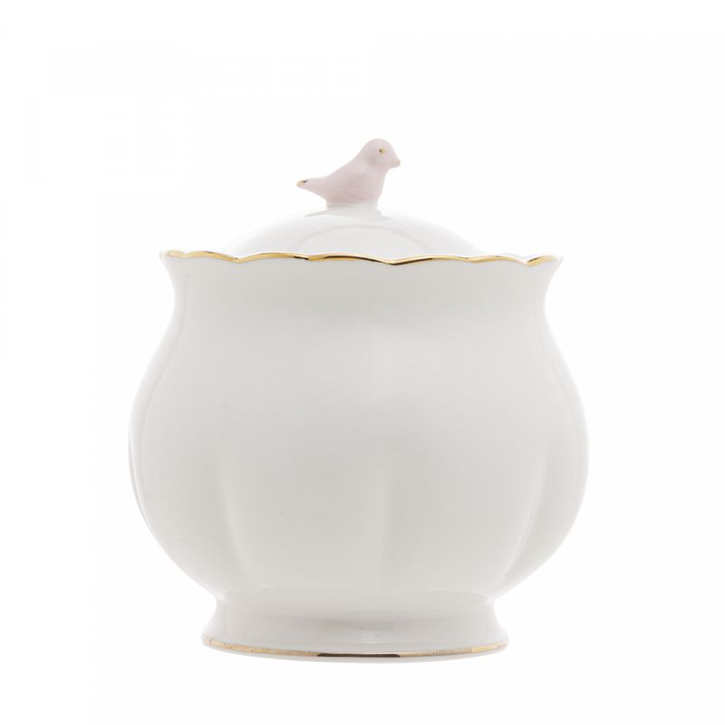 Acucareiro-de-Porcelana-Birds-Branco-300ml-Wolff