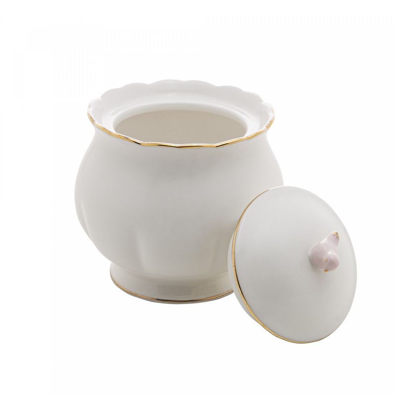 Acucareiro-de-Porcelana-Birds-Branco-300ml-Wolff