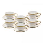 Xicara-para-Cha-de-Porcelana-Dubai-Branco-e-Dourado-200ml-Wolff