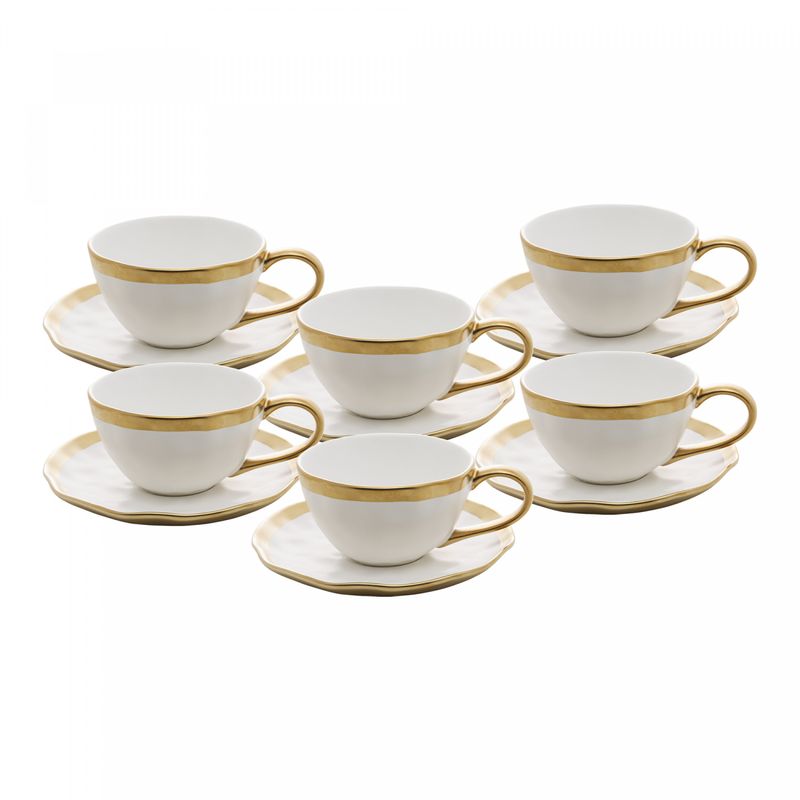 Xicara-para-Cha-de-Porcelana-Dubai-Branco-e-Dourado-200ml-Wolff