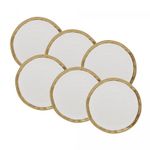 Prato-para-Sobremesa-de-Porcelana-Dubai-Branco-e-Dourado-21cm-x-2cm-Wolff