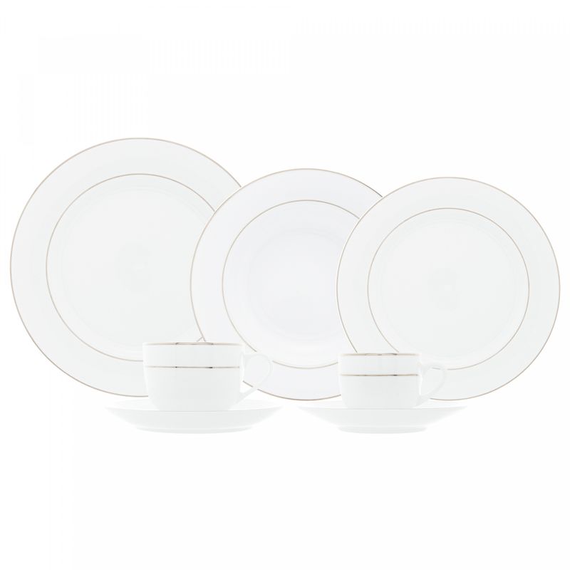 Aparelho-de-Jantar-42-Pecas-de-Porcelana-com-Borda-Prateada-Monaco-Branco-Wolff