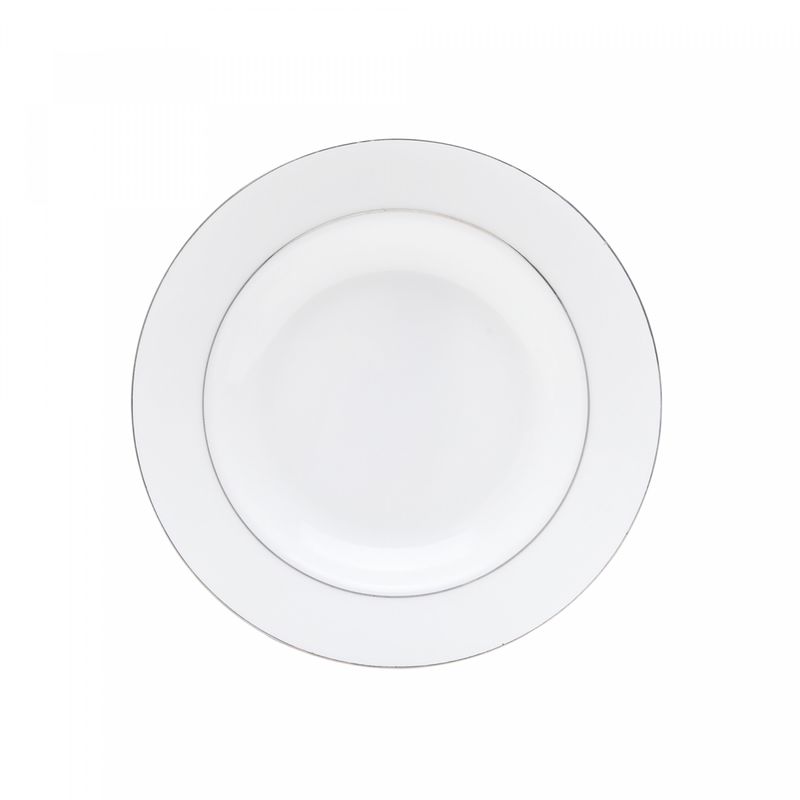 Aparelho-de-Jantar-42-Pecas-de-Porcelana-com-Borda-Prateada-Monaco-Branco-Wolff