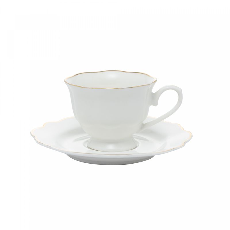 Conjunto-6-Xicaras-de-Cafe-de-Porcelana-com-Pires-Maldivas-Branco-com-Fio-de-Ouro-80ml-Wolff