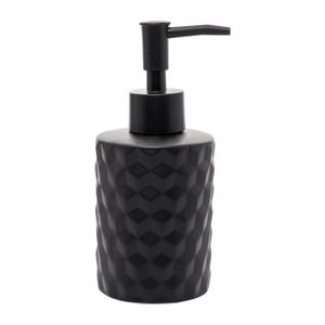 Conjunto 2 Peças para Banheiro de Cerâmica Cube Preto - Lyor