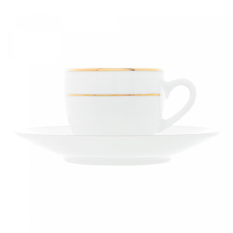 Conjunto-6-Xicaras-de-Cafe-de-Porcelana-com-Pires-e-Fio-de-Ouro-Monaco-Branco-100ml-Wolff