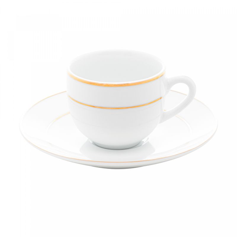 Conjunto-6-Xicaras-de-Cafe-de-Porcelana-com-Pires-e-Fio-de-Ouro-Monaco-Branco-100ml-Wolff