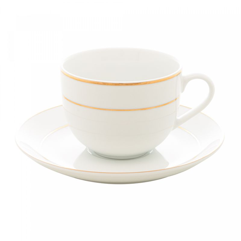 Conjunto-6-Xicaras-de-Cha-de-Porcelana-com-Pires-e-Fio-de-Ouro-Monaco-Branco-220ml-Wolff