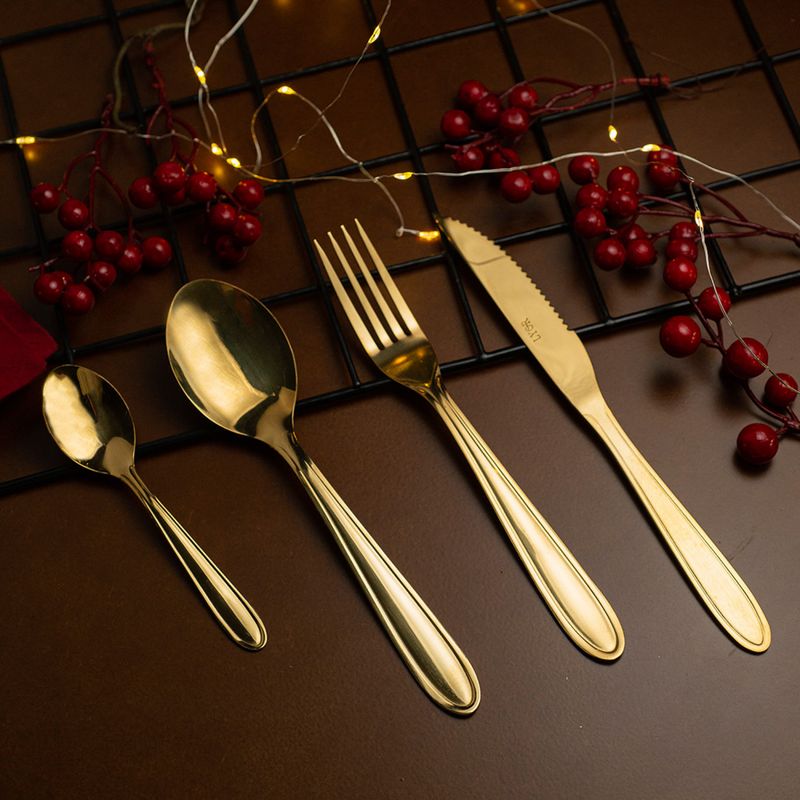 Conjunto-6-Facas-para-Mesa-de-Aco-Inox-Dourado-Gastro-215cm-Lyor