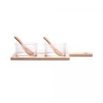 Conjunto-6-Pecas-Petisqueiras-de-Vidro-com-Colher-e-Bandeja-de-Bambu-e-Tabua-Terrazo-32x225cm-Lyor