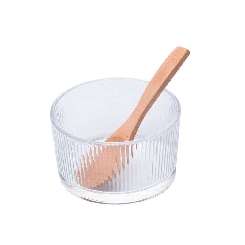 Conjunto-6-Pecas-Petisqueiras-de-Vidro-com-Colher-e-Bandeja-de-Bambu-e-Tabua-Terrazo-32x225cm-Lyor