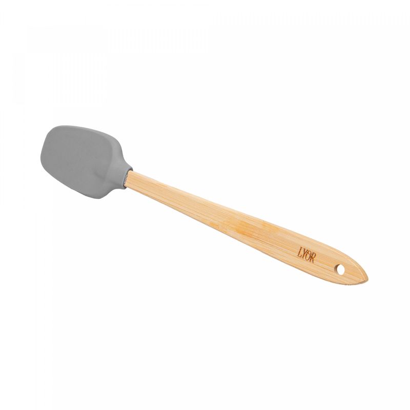 Conjunto-4-Utensilios-de-Silicone-com-Cabo-em-Bambu-Cinza-Lyor
