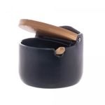 Saleiro-de-Ceramica-com-Tampa-e-Colher-de-Bambu-Azul-10cm-x-95cm-Wolff