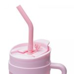 Conjunto-1-Caneca-com-2-Garrafas-Squeeze-de-Plastico-Rosa-Lyor