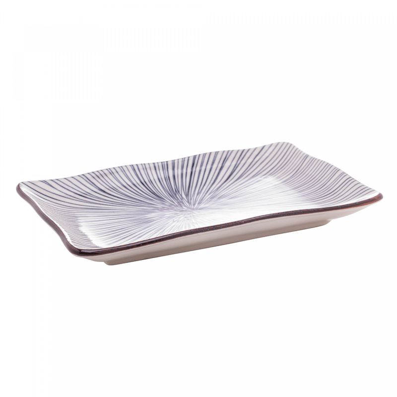 Conjunto-2-Pratos-Retangulares-de-Porcelana-para-Sushi-Koji-115cm-x-195cm-x-25cm-Wolff