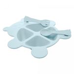 Conjunto-de-Prato-com-2-Talheres-Baby-Bear-Azul-PP-e-Bambu-Lyor