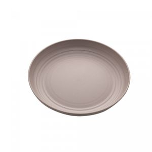 Prato para Sobremesa Lines 20cm Sortido PP e Bambu - Lyor