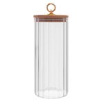 Porta-Mantimento-de-Vidro-Borossilicato-com-Tampa-de-Bambu-Classic-1150L-Wolff