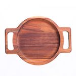 Tabua-de-Madeira-com-Prato-em-Porcelana-Teca-23cm-x-17cm-x-3cm-Wolff-Craft