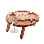 Petisqueira-de-Madeira-com-Suporte-para-Taca-Liptus-37cm-x-16cm-Woodart