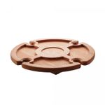 Petisqueira-de-Madeira-com-Suporte-para-Taca-Liptus-37cm-x-16cm-Woodart