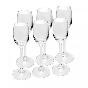 Conjunto 6 Taças de Licor de Cristal Ecológico Gastro/Colibri 60ml - Wolff