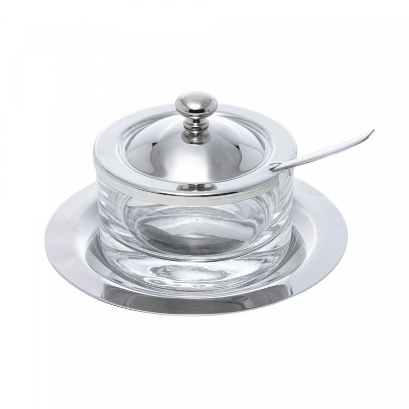 Manteigueira-de-Aco-Inox-e-Vidro-com-Espatula-Italy-Wolff