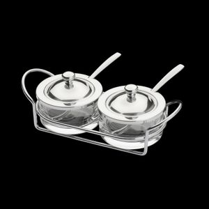 Porta Geléia de Aço Inox Italy 22,5cm x 10cm - Wolff