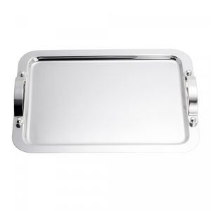 Bandeja de Aço Inox com Alça Manhattan 33cm x 27cm - Wolff