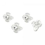 Conjunto-4-Aneis-para-Guardanapo-de-Ferro-Niquelado-Diamond-Stone-Wolff
