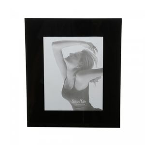 Porta-Retrato de Vidro Preto 15cm x 20cm - Wolff