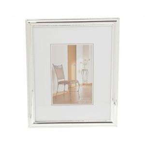 Porta-Retrato de Aço Friso Prata 10cm x 15cm - Wolff