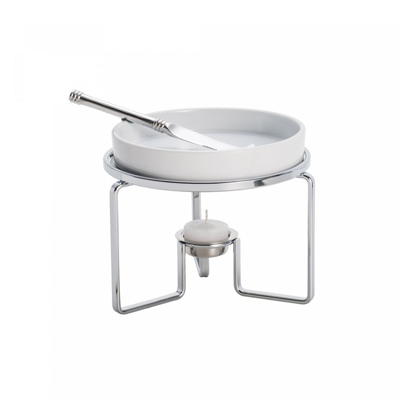 Rechaud-para-Queijo-Brie-de-Prata-e-Ceramica-com-Faca-17cm-x-14cm-Wolff